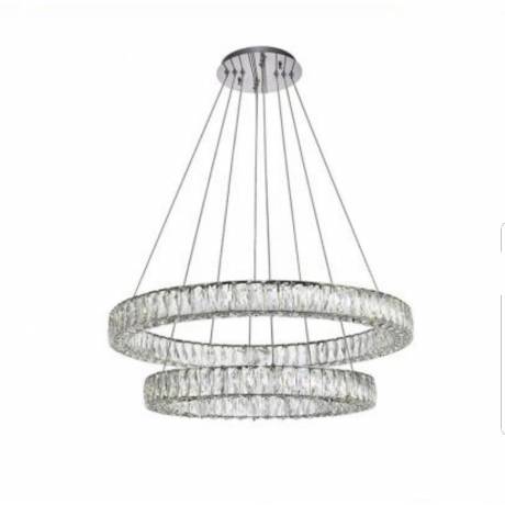LED LUSTER DUPLI PRSTEN KRISTAL L2023 28W