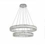 LED LUSTER DUPLI PRSTEN KRISTAL L2023 28W