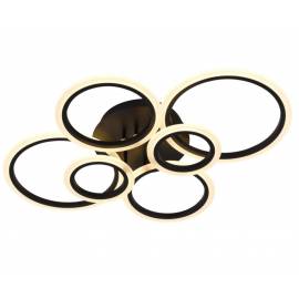 L2010B Led plafonjera Crna Ring  sa daljincem