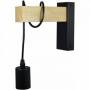 Zidna lampa Madeline ABWPL-MADW1crna-hrast