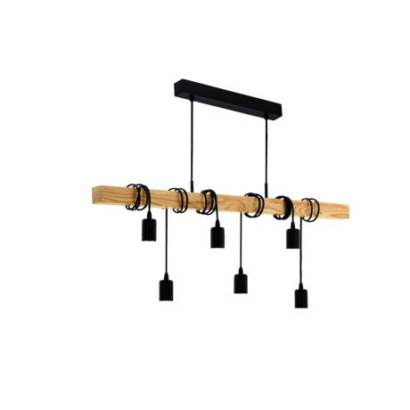 LM2364 Luster visilica greda 6xe27