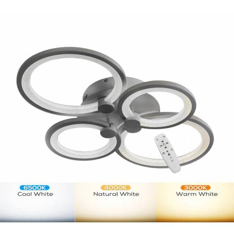 LX2354w Led plafonjera ring 50w daljinski