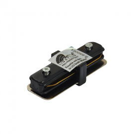 650061 Konektor crni metalni ravni