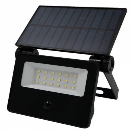 M702006-C 10W 6500K crni IP65 LED reflektor sa senzorom  solarni panel Mitea Lighting