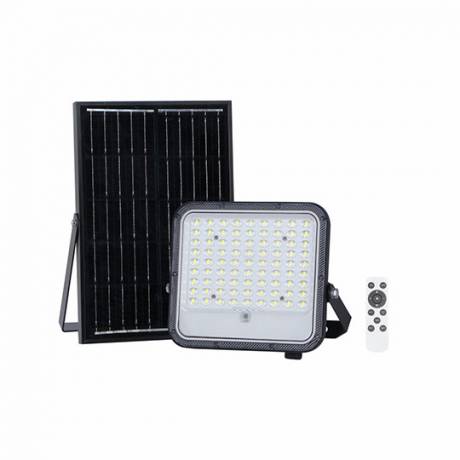 M452080-C5 50W 6500K crni IP65 solarni LED reflektor set AL body Mitea Lighting