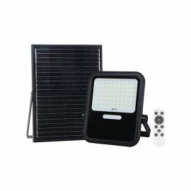 M452080-C4 100W 6500K crni IP65 solarni LED reflektor set ABS Mitea Lighting