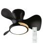 MV5014-B CRNI plafonski ventilator 40W sa svetlom LED CCT 12W sa daljinskim upravljačem Mitea Lighting