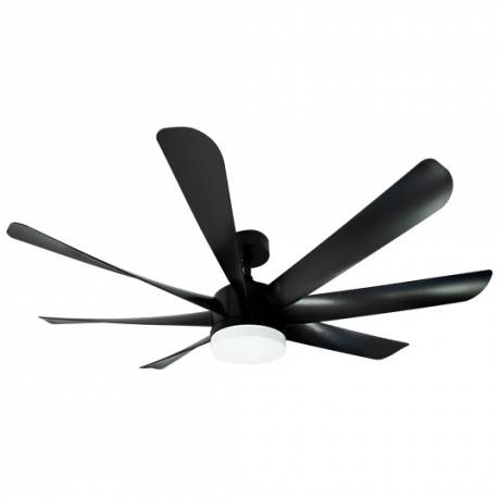 MV5015-C CRNI plafonski ventilator 50W sa svetlom LED CCT 20W fi152cm sa daljinskim upravljačem Mitea Lighting